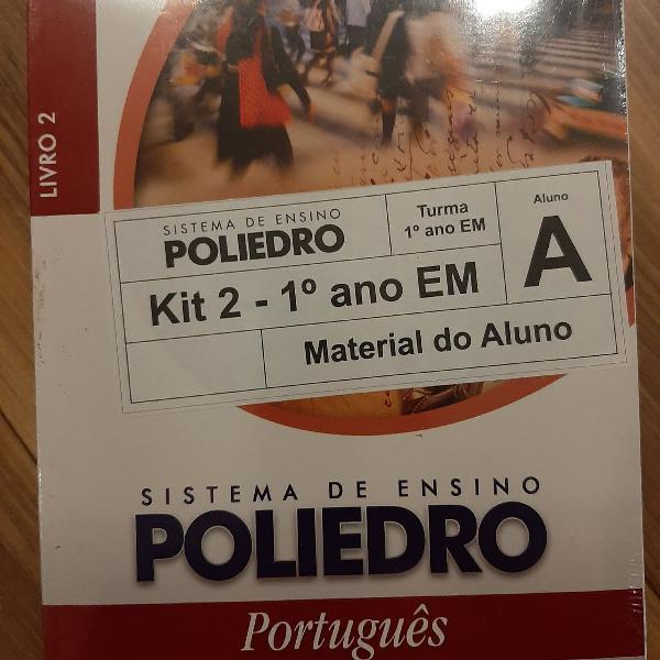 Apostilas cursinho pré-vestibular Poliedro Lirvo 1 lacrado