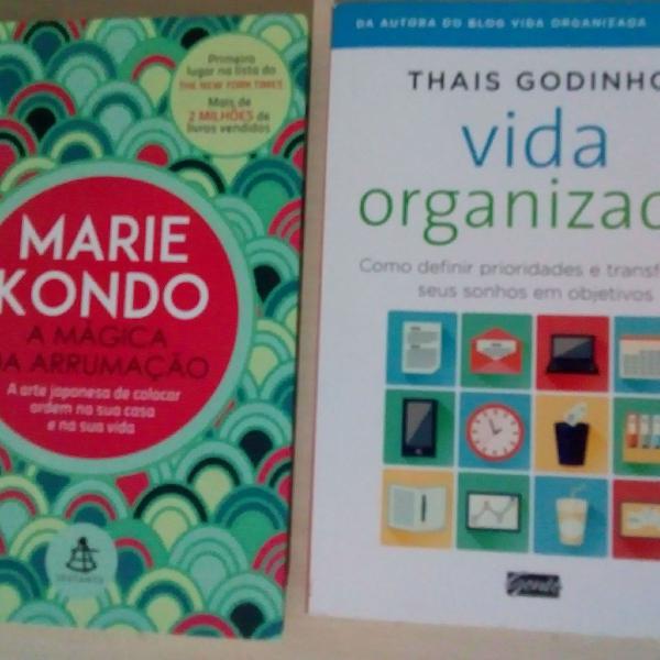 Combo de 2 livros sobre organização