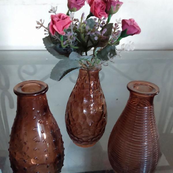 Conjunto vasinhos decorativos