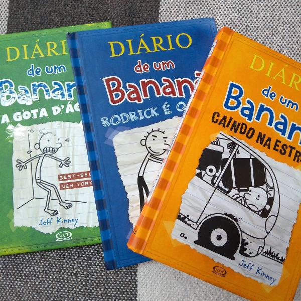 Diário de um Banana - 3 livros: "A Gota D'Agua" + "Rodrick