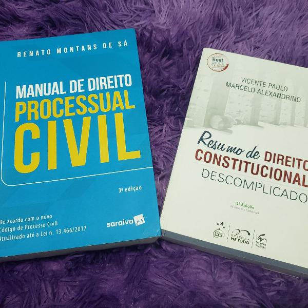 Kit 2 livros de direito