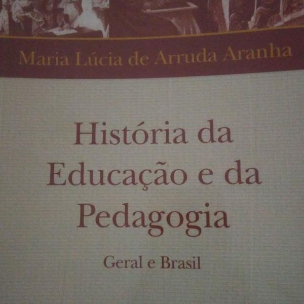 Livro: História da Educação e da pedagogia de Maria Lucia
