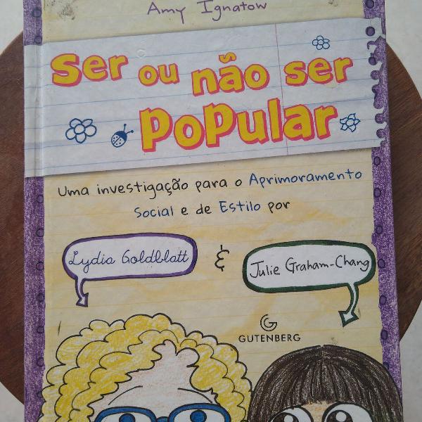 Livro - Ser ou não ser popular