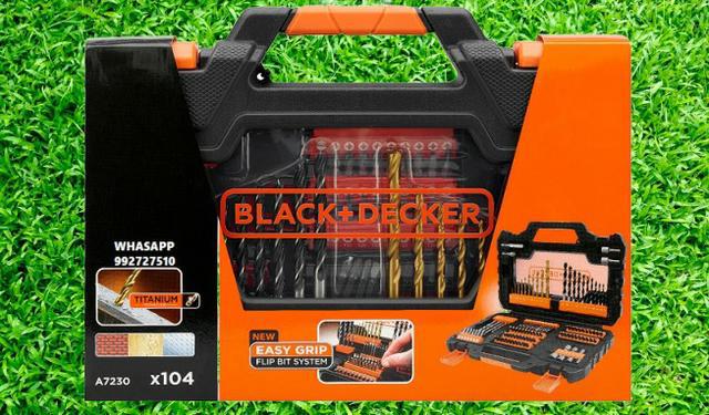 Maleta de Ferramentas Black Decker 104 Peças ''Lacrado''