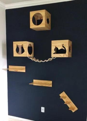 Playground Para Gatos Com 7 Peças