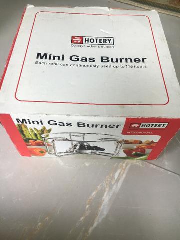 Rechaud inox Hotery com mini gás