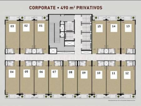 SALA comercial 32m² pronta HELBOR Office Nossa Senhora do