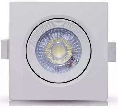 Spot Led 5w Quadrado Direcionavel Branco Frio ou Quente -