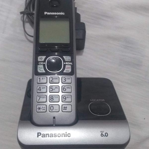 Telefone Panasonic Detec 6.0 s/fio com identificador de