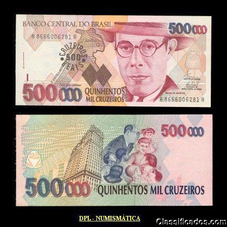 VENDO NATA DE 500 Cruzeiros Reais 1993