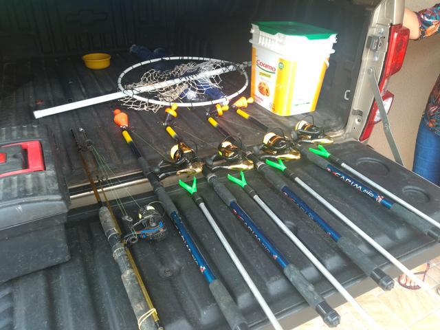 Vendo equipamento de pescaria completo
