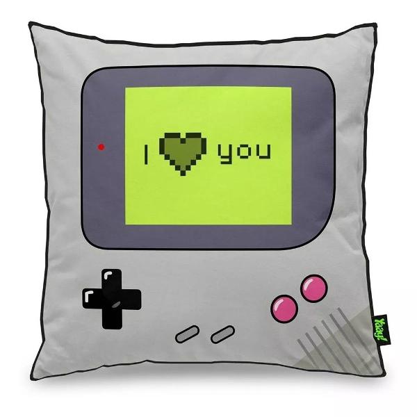 almofada gamer boy - i love you - 40 x 40 cm