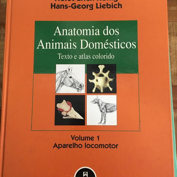 anatomia dos animais domésticos- texto e atlas colorido-
