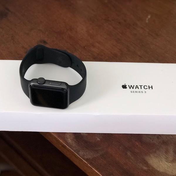 apple watch series 3 - 38 mm - ainda na garantia