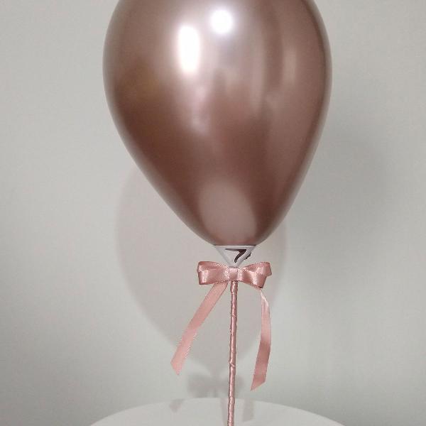 balloon cake rose gold
