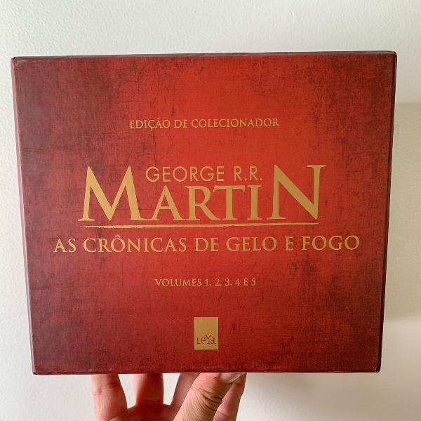 box colecionador- as crônicas de gelo e fogo