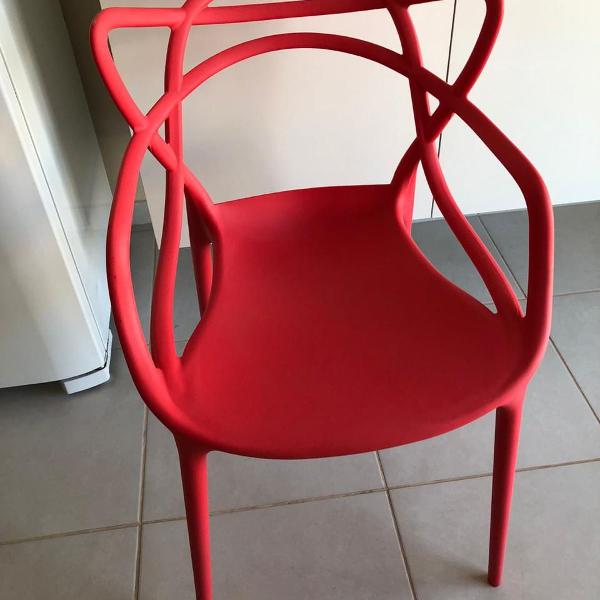 cadeira allegra vermelha