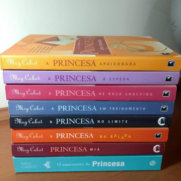 coleção de livros o diário da princesa