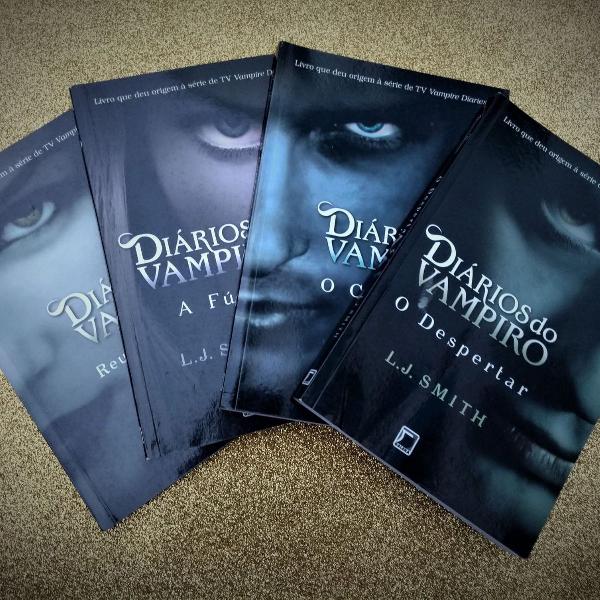 coleção diários do vampiro - 4 livros
