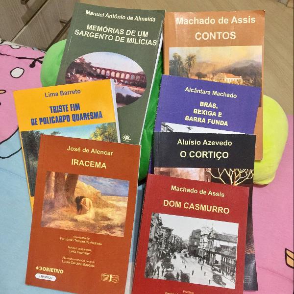 coleção vestibular 7 livros clássicos - objetivo