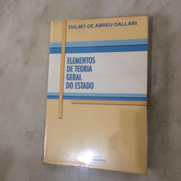 elementos de teoria geral do estado - dalmo de abreu dallari