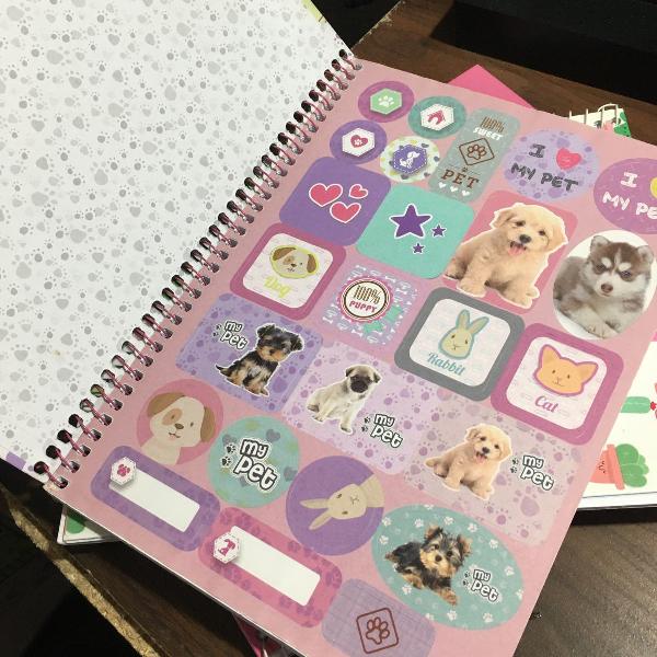 kit caderno volta as aulas