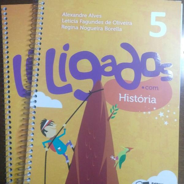 ligados.com história 5 ano, acompanha caderno de