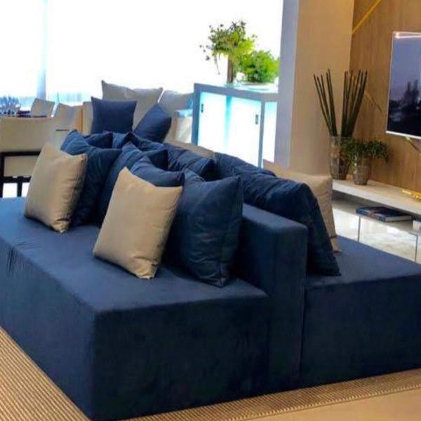 lindo sofá dois ambientes