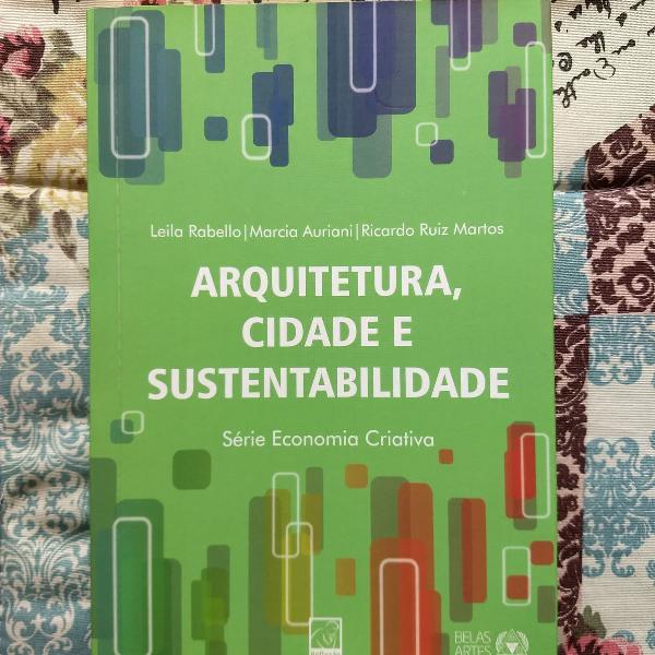 livro arquitetura, cidade e sustentabilidade