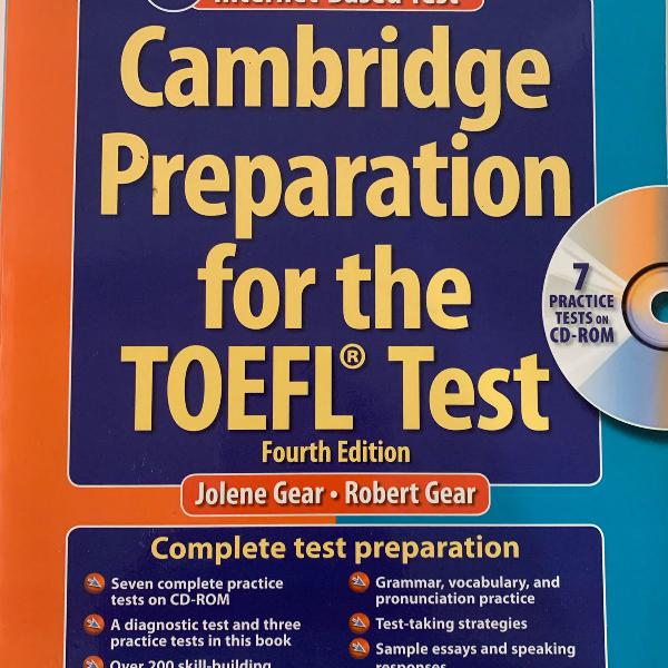 livro cambridge preparation for the toefl test