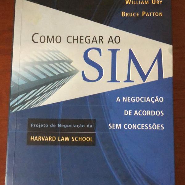 livro como chegar ao sim