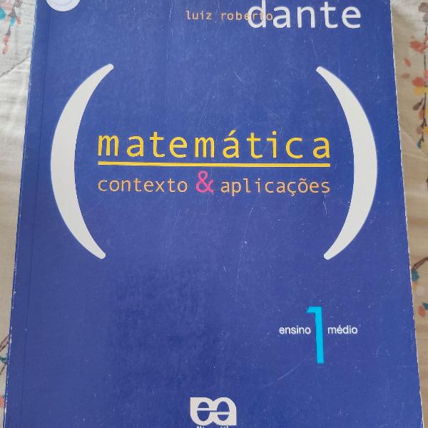 livro de Matemática, contexto &amp; aplicações
