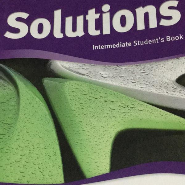 livro de inglês solutions intermediate students book