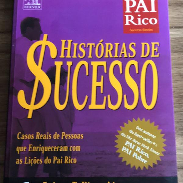 livro histórias de sucesso - guia do pai rico