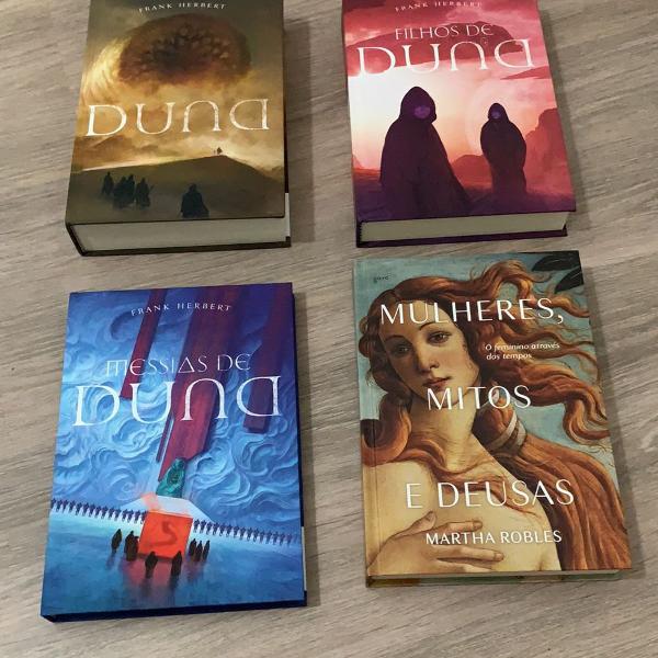 livro kit - duna: o inicio da saga ,capa dura e mulheres