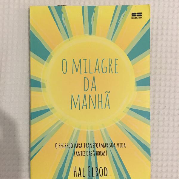 livro o milagre do amanhã