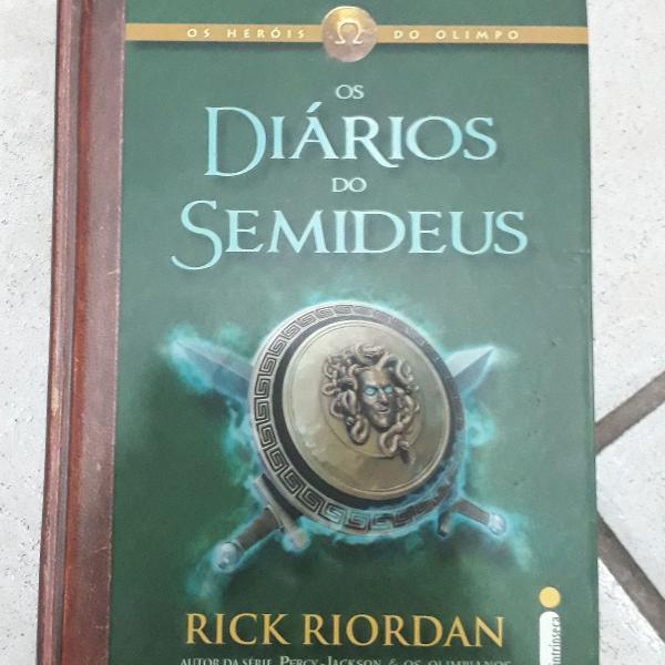 livro os diários do semideus usado