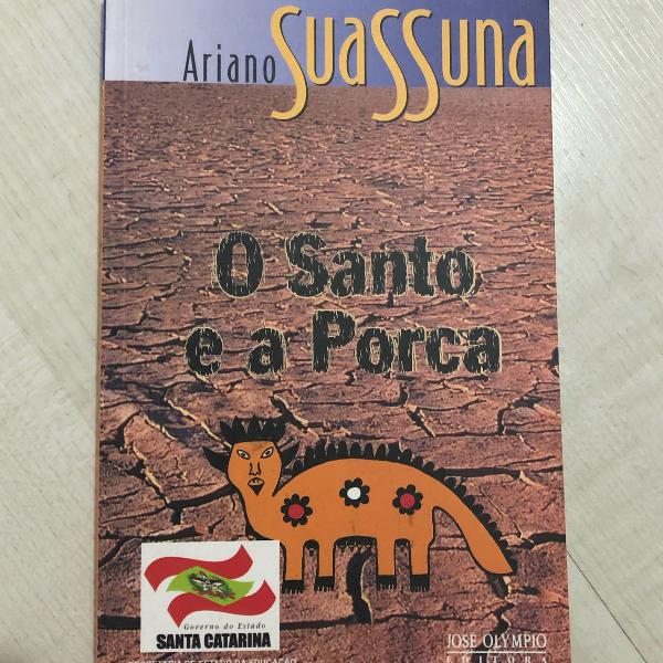 livro santo e a porca