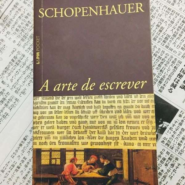 livro schopenhauer - a arte de escrever