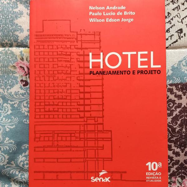 livro sobre arquitetura de hotéis, planejamento e projeto -