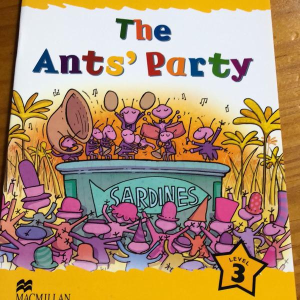 livro the ants party - paradidático em inglês