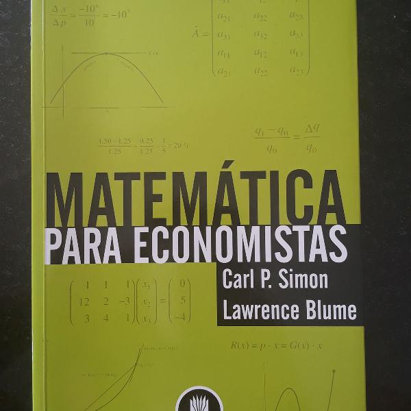 matemática para economistas