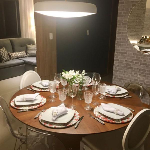 mesa jantar cone cinamomo castanho etna