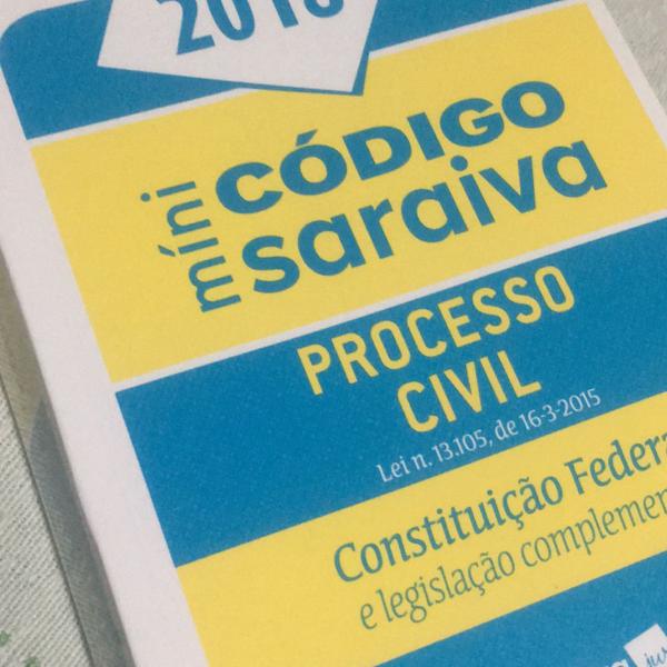 mini código de processo civil 2018