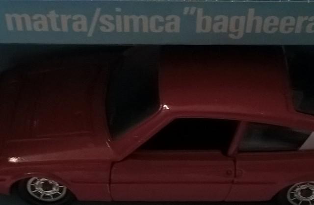 miniatura do carro matra-bagheera na embalagem novo feito