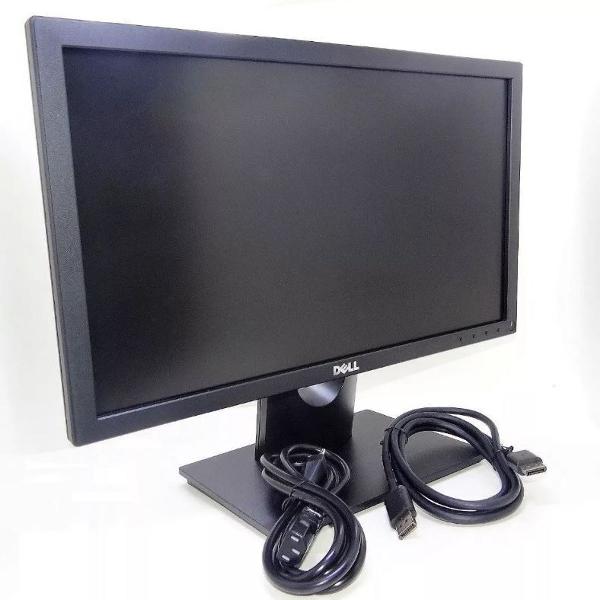 monitor dell e1916h led 18.5 preto 110v/220v novo na caixa