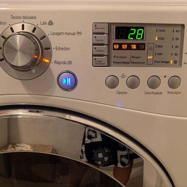 máquina lavadora e secadora lg