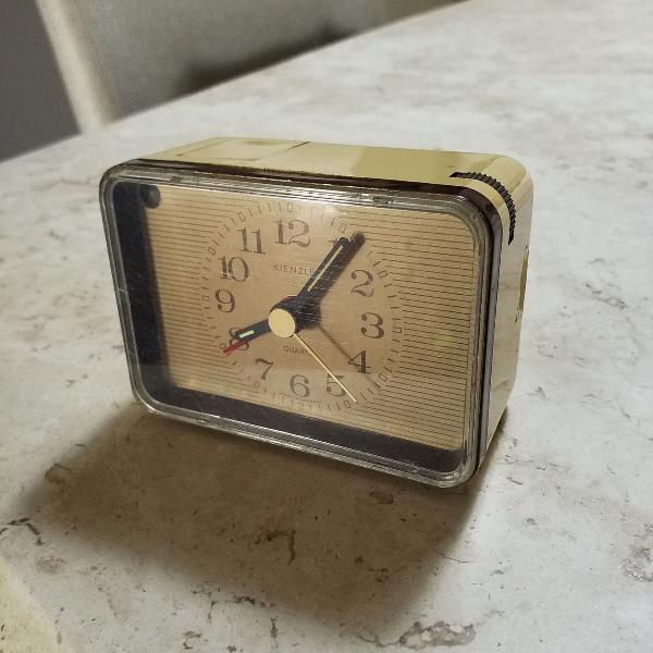 relógio despertador antigo alemão