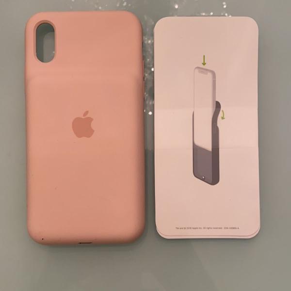 smart battery case rosa iphone x 10