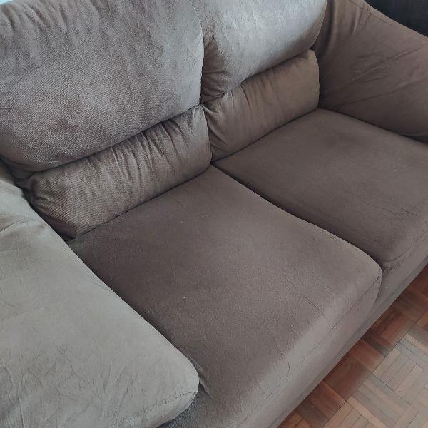 sofá de Suede